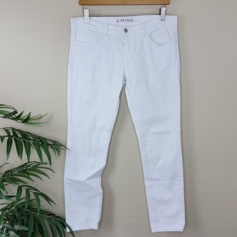 J Brand  White Skinny Jeans